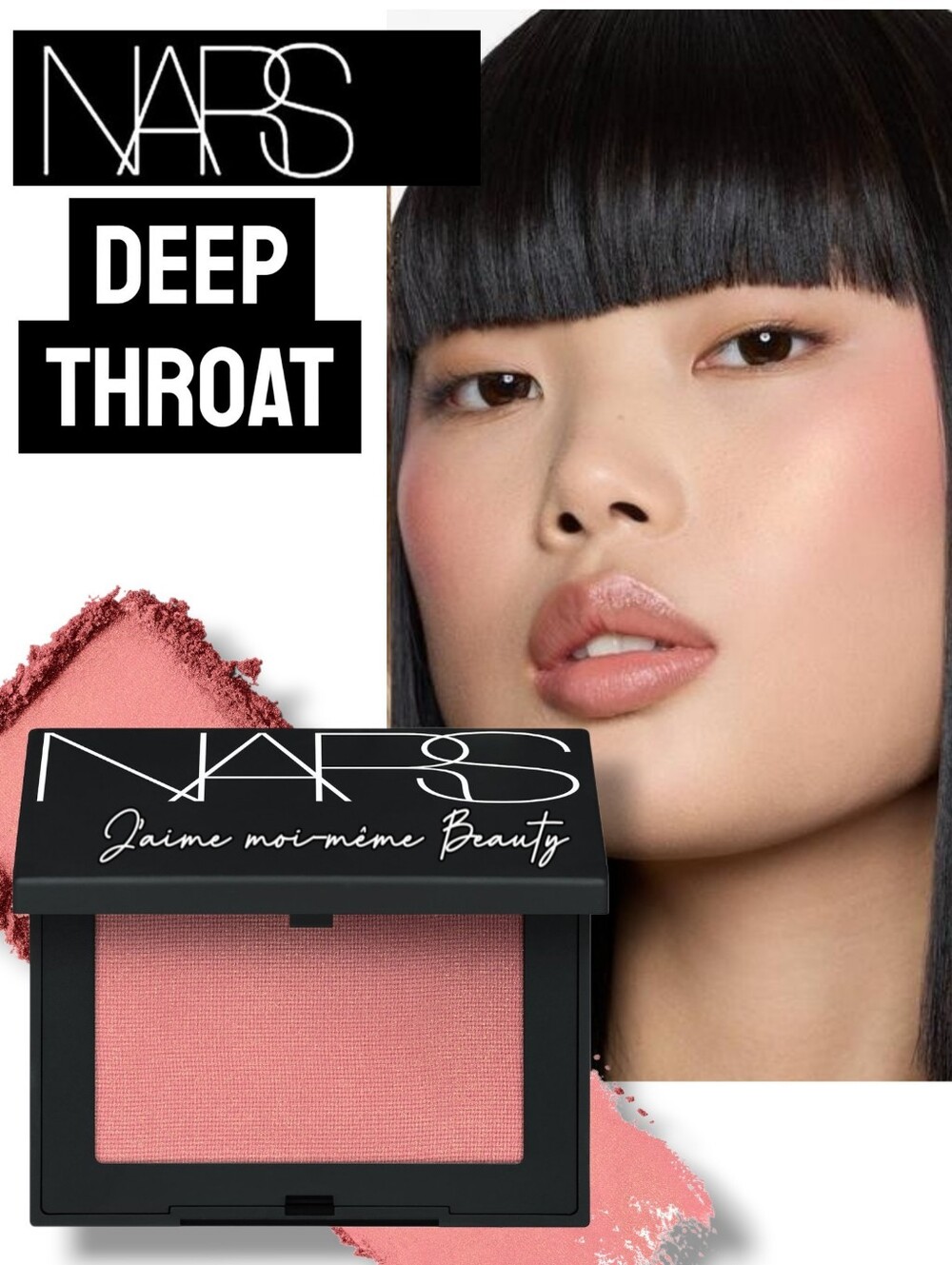 NARS Blush in Deep Throat -Soft Pink with Golden Sheen - Original Formula - NEW